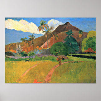 Poster Eugene Paul Gauguin - Vase à fleurs près de la fen