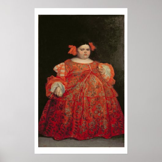 Poster Eugenia Martinez Vallejo, called La Monstrua (oil (Devant)