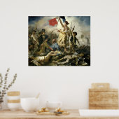 Poster Eugne Delacroix Liberty à la tête du peuple (Cuisine)