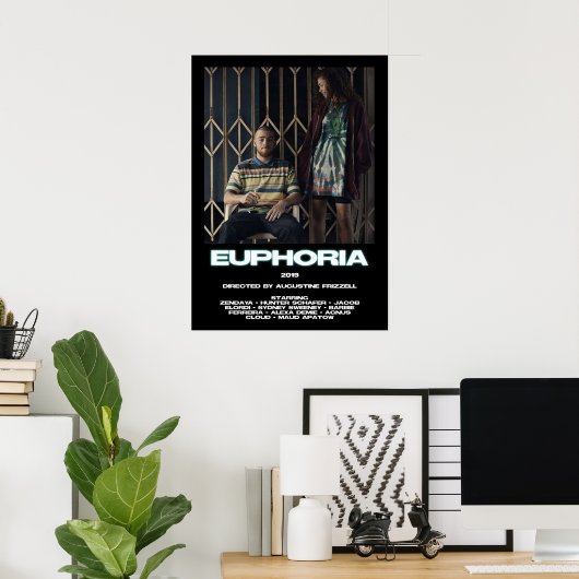 Poster euphoria fez zendaya rue (Bureau à domicile)