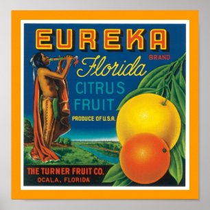 Poster Eureka Florida Citrus