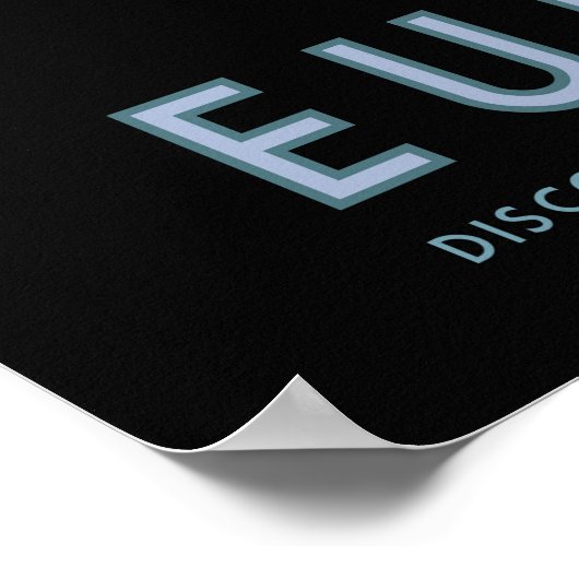 Poster EUROPA Découvrez la vie sous glace NASA Space Trav (Coin)