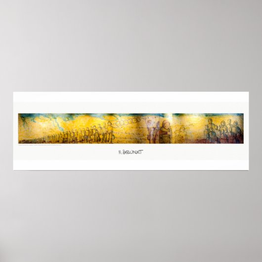 Poster "Europa, los colores de la vergüenza" - Cuadro 1 (Devant)