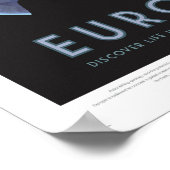 Poster Europa Tour - Retro Space Travel Art (Coin)