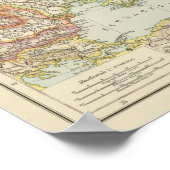 Poster Europaisches Russie - Carte de l'Europe et de la R (Coin)