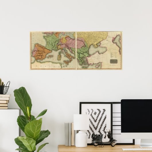 Poster Europe (Bureau à domicile)