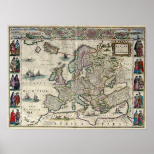 Poster Europe: 1644