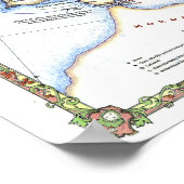 Poster " Europe : 1983 - Carte d'histoire détaillée ... (Coin)