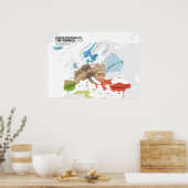 Poster Europe According to the Vikings (Cuisine)