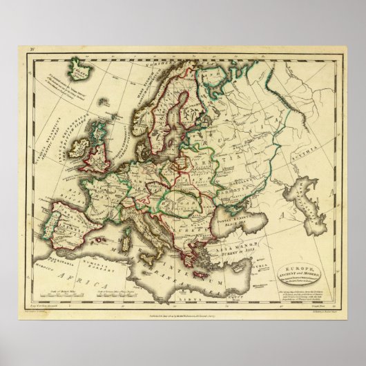 Poster Europe ancienne, moderne (Devant)