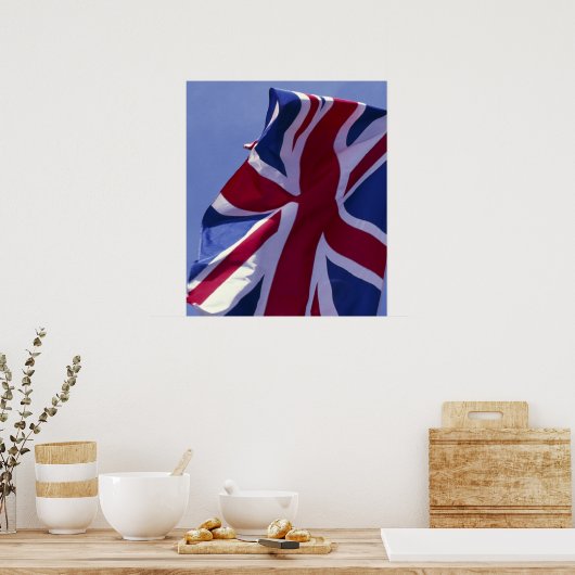 Poster Europe, Angleterre, drapeau britannique (Cuisine)