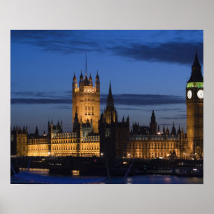 Poster Europe, ANGLETERRE, Londres : Houses of Parliament