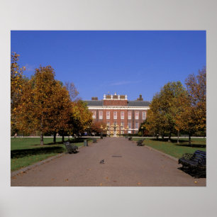 Poster Europe, Angleterre, Londres. Le palais de Kensingt