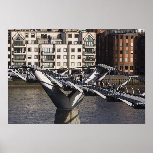 Poster Europe,ANGLETERRE, Londres : Vue du Millenium (Devant)