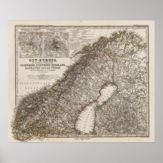 Poster Europe de l'Est, Norvège (Devant)