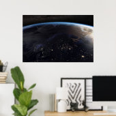 Poster Europe du Nord (Bureau à domicile)