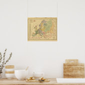 Poster Europe en 1100 (Cuisine)