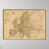Poster Europe en 1789 (Devant)