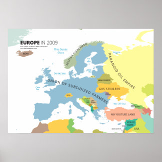 Poster Europe en 2009