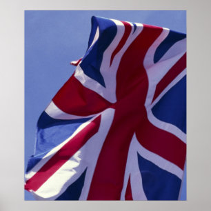 Poster Europe, England, British flag
