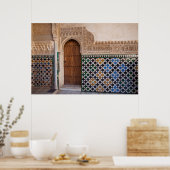 Poster Europe, Espagne, Andalousie, Grenade, Alhambra (Cuisine)