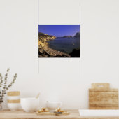 Poster Europe, Espagne, Baléares, Ibiza, Cala d'Hort (Cuisine)