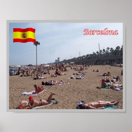 Poster Europe - Espagne - Barcelone - (Devant)