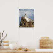 Poster Europe, Espagne, Catalogne, Barcelone. Park Guell, (Cuisine)