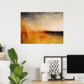 Poster Europe et taureau de Joseph Mallord Turner (Bureau à domicile)