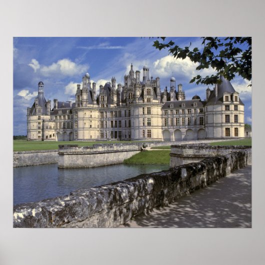 Poster Europe, France, Chambord. Château imposant (Devant)
