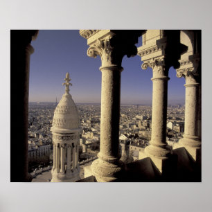Poster Europe, France, Paris, Paris, Paris à travers Pari