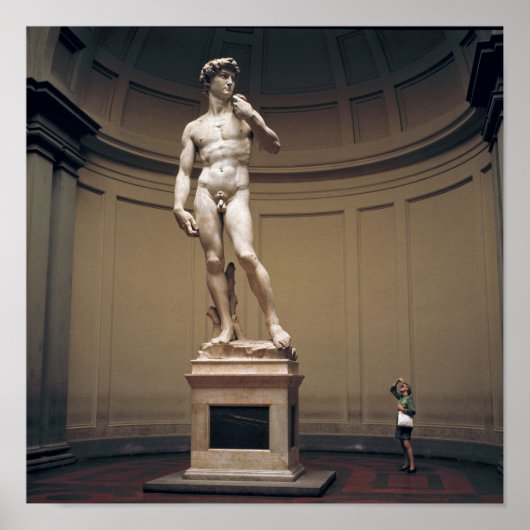 Poster Europe, Italie, Florence. La taille réelle de (Devant)