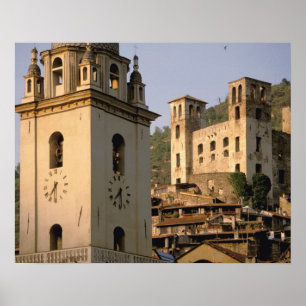 Poster Europe, Italie, Ligurie, Dolceacqua : Riviera di