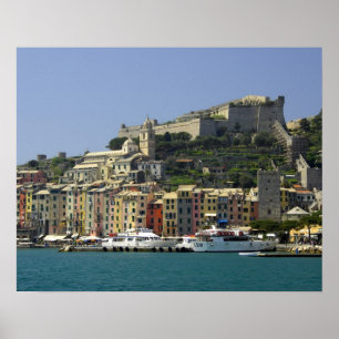 Poster Europe, Italie, Portovenere ou Porto Venere.