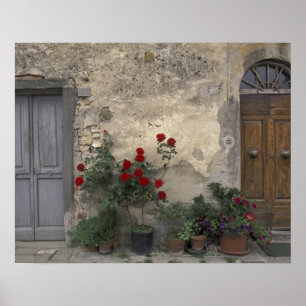 Poster Europe, Italie, Toscane, Chianti, porte toscane ;
