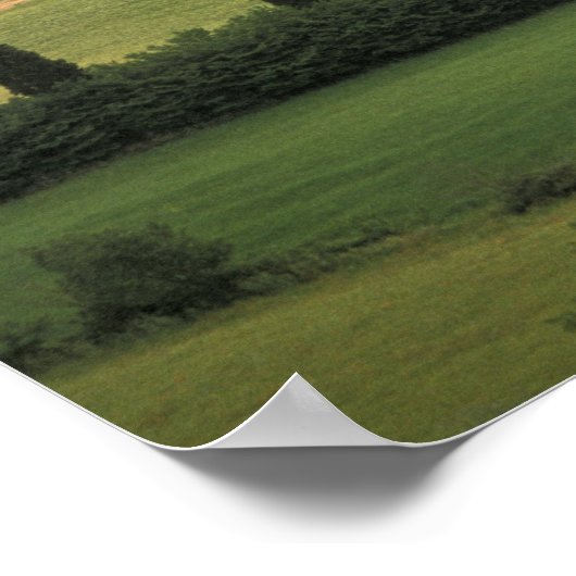 Poster Europe, Italie, Toscane, Val d'Orcia, Toscane (Coin)