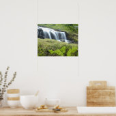 Poster Europe, Norvège. Cascade. (Cuisine)