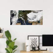 Poster Europe orientale et australe (Bureau à domicile)