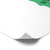 Poster Europe Selon la Lettonie (Coin)