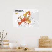 Poster Europe Selon la Suisse (Cuisine)