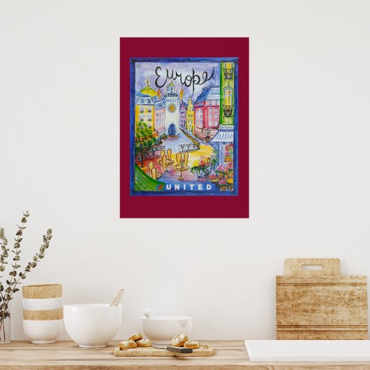 Poster Europe Travel (Cuisine)