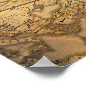 Poster Europe Vintage Map (Coin)