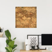 Poster Europe Vintage Map (Bureau à domicile)