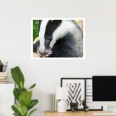 Poster European Badger (Bureau à domicile)