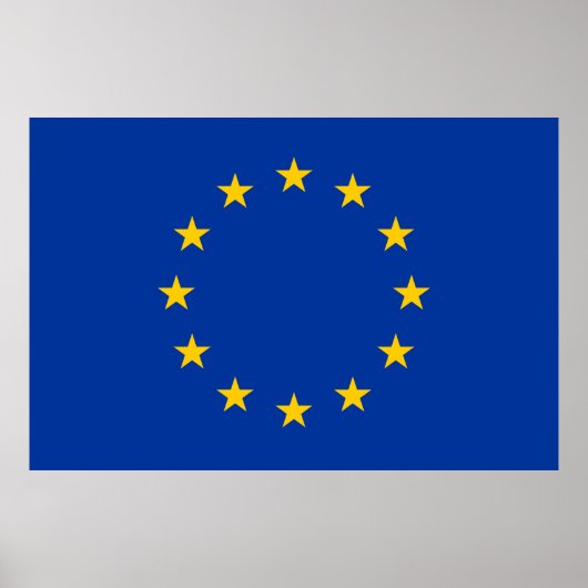Poster European Union EU Flag (Devant)