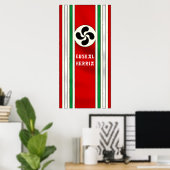 Poster Euskal Herria Imprimer (Bureau à domicile)