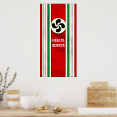 Poster Euskal Herria Imprimer (Cuisine)