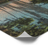 Poster Eustis, Floride - Vue sur le canal de Swampy (Coin)