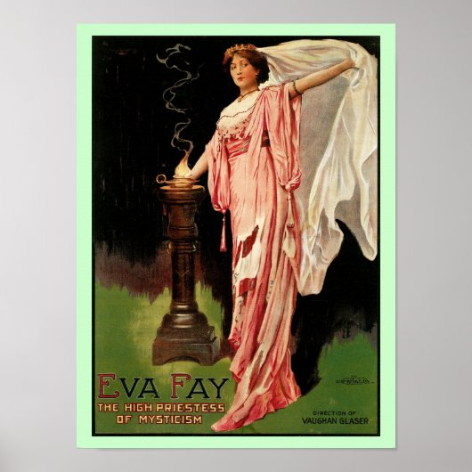 Poster Eva Fay ~La Haute Prêtre du Mysticisme (Devant)