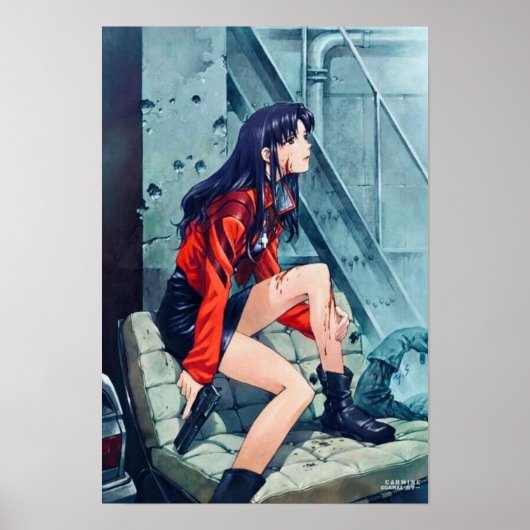 Poster EVA Misato (Devant)